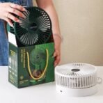 ⁦Comfyer – مروحة مكتبية محمولة قابلة للطي بأداء قوي وتصميم عملي⁩ - الصورة ⁦5⁩
