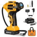 منفاخ إطارات يعمل بالشحن والجداحة من ماركة Worksite 20V