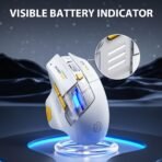 ⁦ماوس inphic® A9 Explorer لاسلكي بتقنية بلوتوث و2.4 جيجا هرتز⁩ - الصورة ⁦3⁩