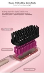 ⁦LIFETRONS LM-683 مشط فرد الشعر الذكي القابل للشحن – نعومة ولمعان احترافي في دقائق⁩ - الصورة ⁦2⁩