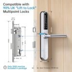 ⁦SMARTLOCK قفل الباب الذكي – أمان متطور مع تحكم ذكي متعدد الطرق⁩ - الصورة ⁦3⁩