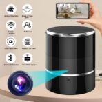 ⁦كاميرا مراقبة داخلية 1080P بزاوية واسعة 240° مع مكبر صوت بلوتوث وكشف حركة ذكي – دعم WiFi ثنائي النطاق 2.4/5GHz⁩ - الصورة ⁦2⁩