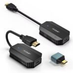 جهاز اج  دي واير إرسال واستقبال HDMI لاسلكي من ماركة EDUP، نقل لاسلكي طويل المدى بمسافة 50 متر