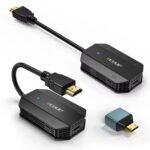 جهاز اج  دي واير إرسال واستقبال HDMI لاسلكي من ماركة EDUP، نقل لاسلكي طويل المدى بمسافة 50 متر
