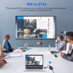 ⁦جهاز اج  دي واير إرسال واستقبال HDMI لاسلكي من ماركة EDUP، نقل لاسلكي طويل المدى بمسافة 50 متر⁩ - الصورة ⁦6⁩