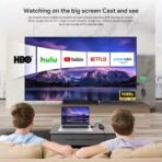 ⁦جهاز اج  دي واير إرسال واستقبال HDMI لاسلكي من ماركة EDUP، نقل لاسلكي طويل المدى بمسافة 50 متر⁩ - الصورة ⁦4⁩