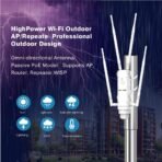 ⁦راوتر ومقوي واي فاي  من ماركة WAVLINK AC1200 طويل المدى ومقاوم للعوامل الخارجية⁩ - الصورة ⁦4⁩
