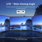 ⁦شاشة ZEUSLAP P16 المحمولة 16 بوصة بدقة FHD+ وألوان 100% sRGB للألعاب والعمل الاحترافي 120Hz⁩ - الصورة ⁦4⁩