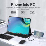 ⁦شاشة ZEUSLAP P16 المحمولة 16 بوصة بدقة FHD+ وألوان 100% sRGB للألعاب والعمل الاحترافي 120Hz⁩ - الصورة ⁦5⁩