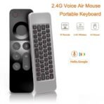 ريمونت وماوس ‏4x1 جوكر Air mouse w3 ، تحكم عن بعد ، شحن تايب سي ، كيبورد يحتوي على اللغة العربية ، استخدام الاوامر الصوتية