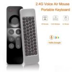 ريمونت وماوس ‏4x1 جوكر Air mouse w3 ، تحكم عن بعد ، شحن تايب سي ، كيبورد يحتوي على اللغة العربية ، استخدام الاوامر الصوتية