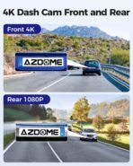⁦داش كام من ماركة AZDOME M300S بدقة الفور كي⁩ - الصورة ⁦2⁩