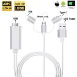 حوّل هاتفك إلى شاشة سينمائية في ثوانٍ!
محول كابل HDMI 3 في 1 – للعرض الكبير أينما كنت