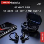 ⁦سماعات Lenovo LivePods LP75 الرياضية – بلوتوث 5.3 بخطاف أذن وصوت جهير قوي⁩ - الصورة ⁦5⁩