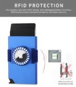 ⁦حامل بطاقات ذكي متوافق مع Apple AirTag بحماية RFID – إصدار مطوّر⁩ - الصورة ⁦4⁩