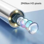 ⁦Q10 منظار أذن رقمي عالي الدقة بشاشة مدمجة – كاميرا 2MP للاستخدام الطبي والمهني⁩ - الصورة ⁦5⁩
