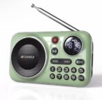 SANSUI-F21 راديو FM محمول متعدد الوظائف – بلوتوث وموسيقى عالية الجودة لكبار السن