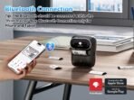 ⁦طابعة ملصقات ذكية من ماركة phomemo m108⁩ - الصورة ⁦2⁩