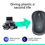 ماوس Logitech M185 – راحة وأداء لاسلكي موثوق
