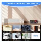 ⁦🔌 شاحنة جوكر متعددة الاستخدامات من 3 إلى 24 فولت – 72 واط / 3 أمبير مع شاشة LED و14 رأس توصيل⁩ - الصورة ⁦4⁩