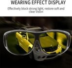 ⁦نظارات Nightglo للقيادة الليلية – حماية عينيك من وهج اللايت ورؤية أوضح في الظلام⁩ - الصورة ⁦3⁩