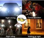 ⁦نظارات Nightglo للقيادة الليلية – حماية عينيك من وهج اللايت ورؤية أوضح في الظلام⁩ - الصورة ⁦8⁩