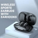 ⁦سماعات Lenovo XT80 الرياضية اللاسلكية – صوت ستيريو عالي الدقة مع شاشة LED وBluetooth 5.3⁩ - الصورة ⁦2⁩