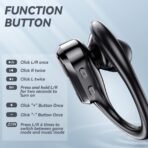 ⁦سماعات Lenovo XT80 الرياضية اللاسلكية – صوت ستيريو عالي الدقة مع شاشة LED وBluetooth 5.3⁩ - الصورة ⁦6⁩