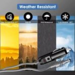 ⁦كابل طاقة سيارة Starlink Mini DC بطول 3 متر – 12V ولاعة سجائر مقاوم للماء⁩ - الصورة ⁦5⁩