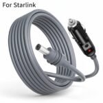 كابل طاقة سيارة Starlink Mini DC بطول 3 متر – 12V ولاعة سجائر مقاوم للماء