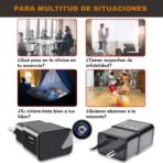⁦كاميرا سرية SURKOS Mini Wi-Fi المموهة 1080P – كاميرا مراقبة لاسلكية غير مرئية⁩ - الصورة ⁦4⁩