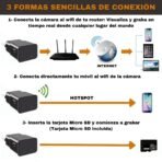 ⁦كاميرا سرية SURKOS Mini Wi-Fi المموهة 1080P – كاميرا مراقبة لاسلكية غير مرئية⁩ - الصورة ⁦5⁩