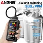 ⁦كاشف الغازات القابلة للاحتراق ANENG GN806 – إنذار صوتي وضوئي مع قياس PPM و%LEL⁩ - الصورة ⁦3⁩