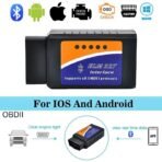 جهاز فحص أعطال السيارات ELM327 V2.1 OBD2 بتقنية البلوتوث – تشخيص ذكي متوافق مع Android وiOS