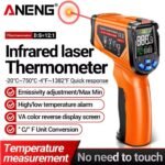 مقياس حرارة رقمي بالأشعة تحت الحمراء ANENG TH06 – قياس دقيق وسريع لدرجات الحرارة من -20 حتى 750°C بدون تلامس
