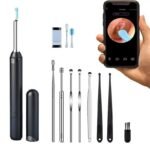 كاميرا تنظيف الاذن بدقة 1080P – كاميرا فحص وأداة إزالة شمع مقاومة للماء لهواتف iPhone وAndroid