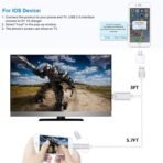⁦حوّل هاتفك إلى شاشة سينمائية في ثوانٍ!
محول كابل HDMI 3 في 1 – للعرض الكبير أينما كنت⁩ - الصورة ⁦5⁩