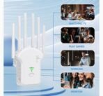 ⁦مقوي وأي فأي 🚀 تغطية Wi-Fi خارقة وسرعة فائقة حتى 1200 ميجابت/ث⁩ - الصورة ⁦4⁩