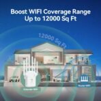 ⁦مقوي وأي فأي 🚀 تغطية Wi-Fi خارقة وسرعة فائقة حتى 1200 ميجابت/ث⁩ - الصورة ⁦6⁩