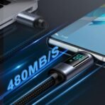 ⁦كابل USB-C بقدرة 66 واط من Joyroom – شحن ذكي وأداء استثنائي⁩ - الصورة ⁦5⁩