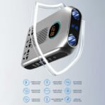 ⁦OZIO K30-S محول طاقة سيارة 300W – شاشة LED ذكية وشحن سريع متعدد المنافذ⁩ - الصورة ⁦7⁩