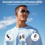 ⁦سماعات بلوتوث مفتوحة الأذن بتقنية Bluetooth 5.4 مع خطافات أذن⁩ - الصورة ⁦3⁩
