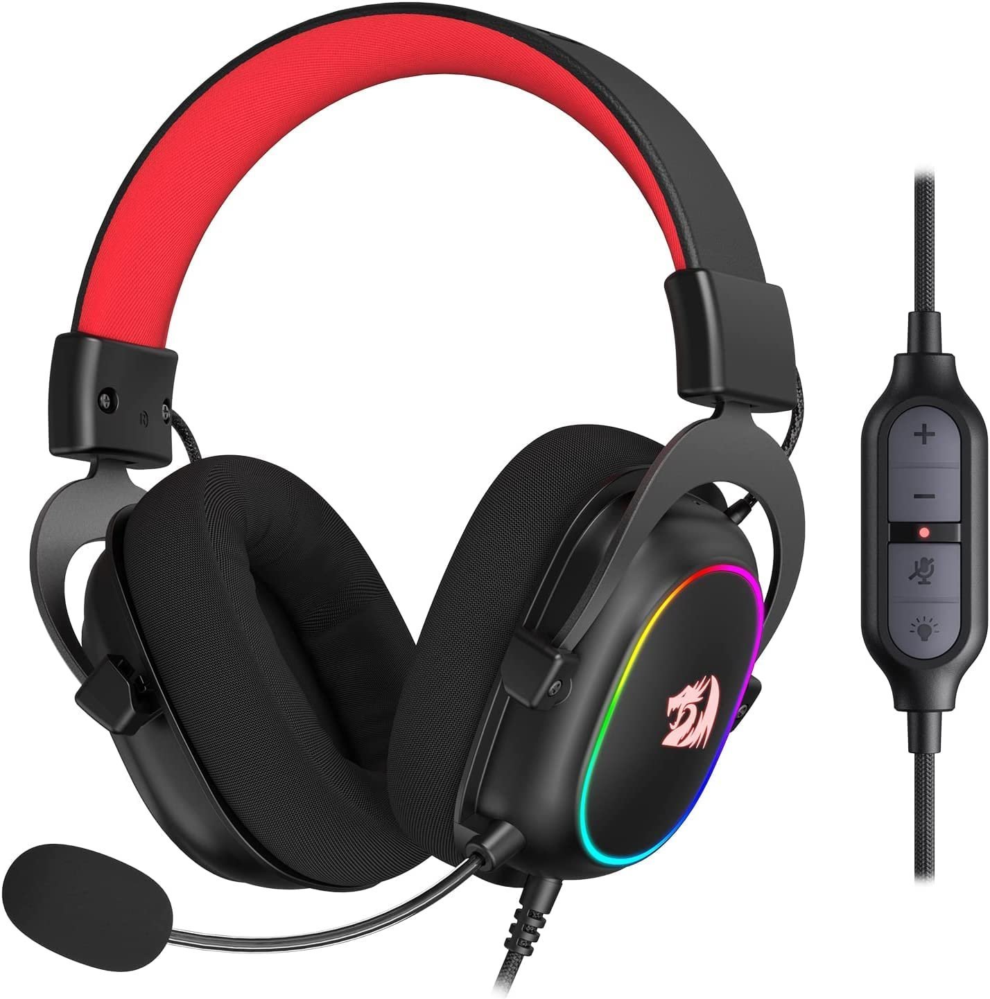 2026/07/1000228106.jpg سماعة الألعاب Redragon H510 Zeus-X RGB بصوت محيطي 7.1 - الصورة 1