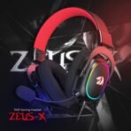 ⁦سماعة الألعاب Redragon H510 Zeus-X RGB بصوت محيطي 7.1⁩ - الصورة ⁦4⁩