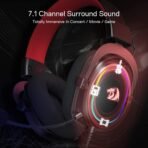 ⁦سماعة الألعاب Redragon H510 Zeus-X RGB بصوت محيطي 7.1⁩ - الصورة ⁦3⁩