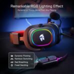 ⁦سماعة الألعاب Redragon H510 Zeus-X RGB بصوت محيطي 7.1⁩ - الصورة ⁦2⁩