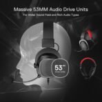 ⁦سماعة الألعاب Redragon H510 Zeus-X RGB بصوت محيطي 7.1⁩ - الصورة ⁦6⁩
