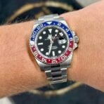 ⁦ساعة رولكس Rolex بيبسي Pepsi للرجال قطعة فاخرة عالية الجودة⁩ - الصورة ⁦3⁩