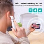 ⁦منظار الأذن الرقمي اللاسلكي عالي الدقة مع اتصال Wi-Fi⁩ - الصورة ⁦6⁩
