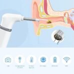 ⁦منظار الأذن الرقمي اللاسلكي عالي الدقة مع اتصال Wi-Fi⁩ - الصورة ⁦3⁩